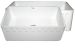 WHFLATN3018 30" Reversible Fireclay Farmhouse Kitchen Sink