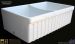 WHQDB332 33" Quatro Alcove Reversible Double Bowl Fireclay Kitchen Sink with a Fluted Front Apron WHQDB332 33" Quatro Alcove Reversible Double Bowl Fireclay Kitchen Sink with a Fluted Front Apron