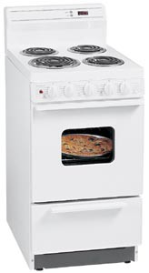 White on White Oven Range EAK 220