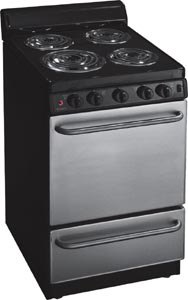 Black Porcelain Oven Range EAK 600