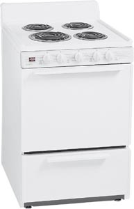 White on White Oven Range ECK 100