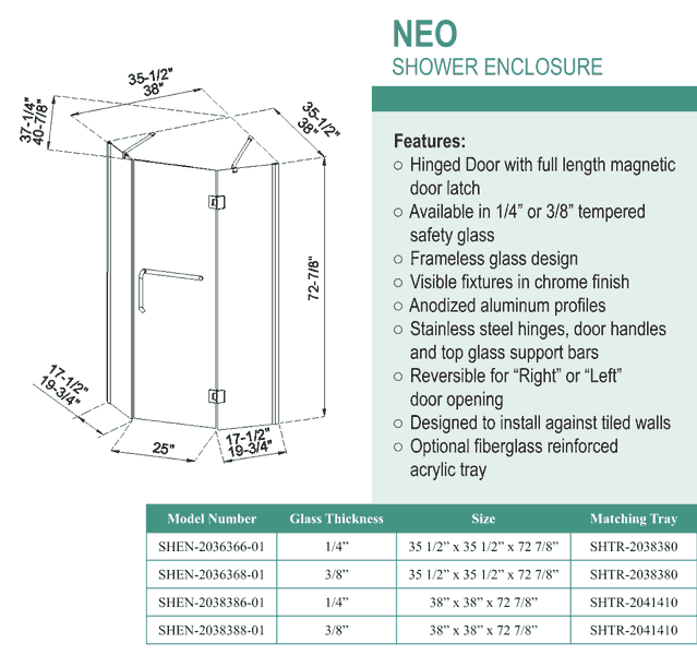 DreamLine Shower Enclosures
