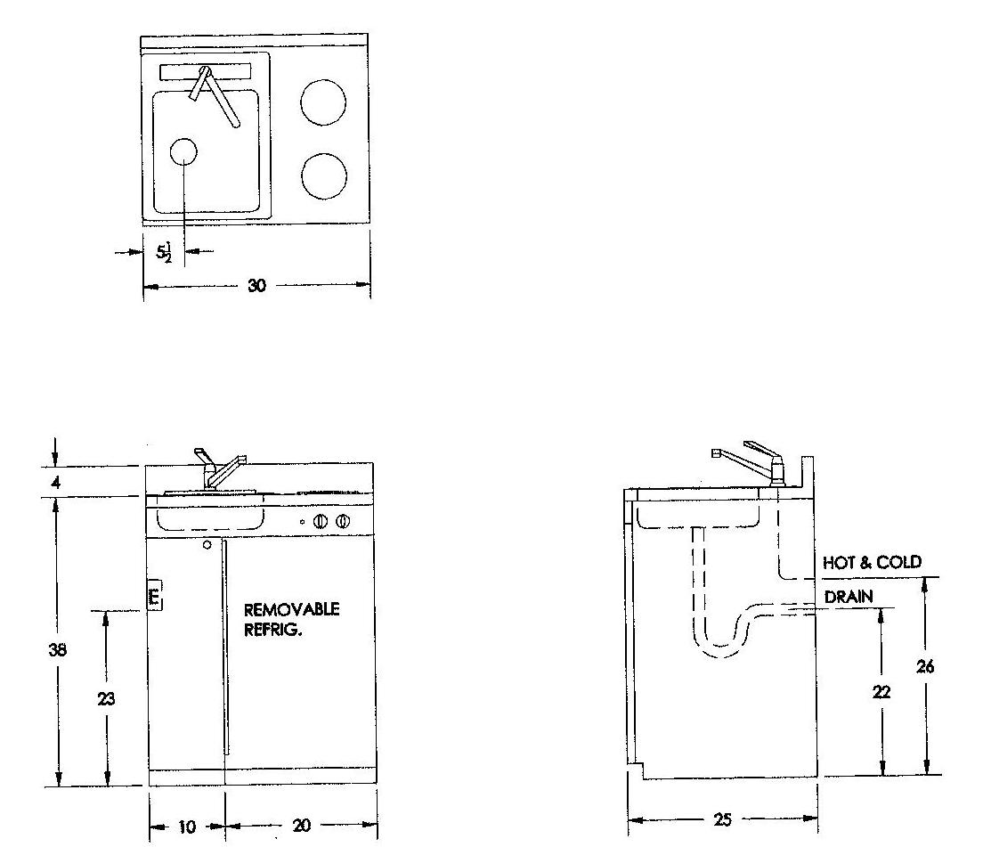 Compact Kitchens ADA Handicap Kitchens Compact Kitchen Cabinets