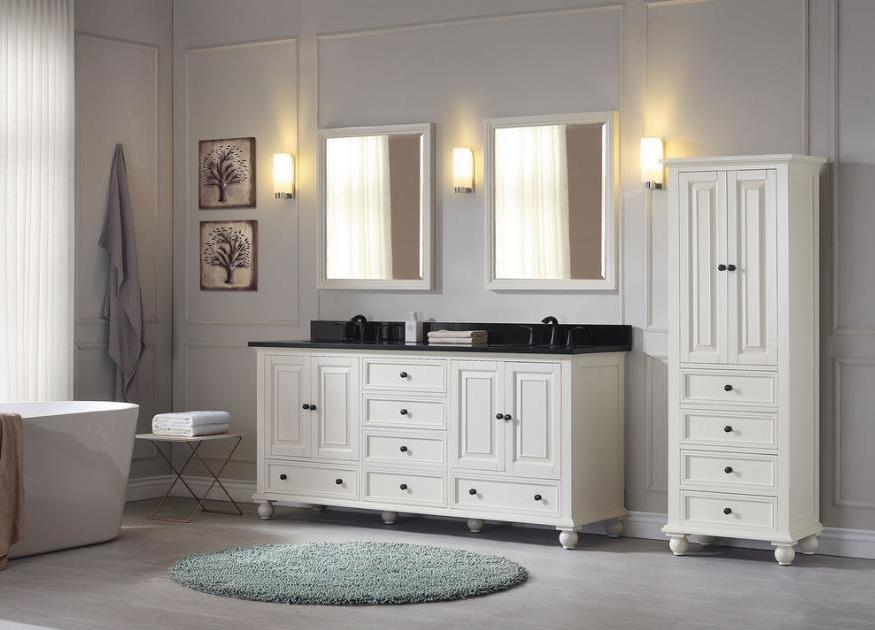 72 Inch Cooper Vanity Antique White Vanity Double Bath Vanity Sale