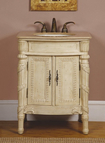 26 Inch Largo Vanity French Country Style French Style Vanity