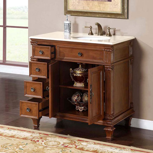 36-Inch Sinclair Vanity | Baltic Brown Vanity