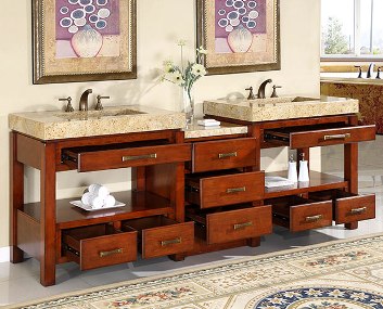 92 Inch Melita Vanity Extra Large Sink Chest 92 Inch Double Vanity