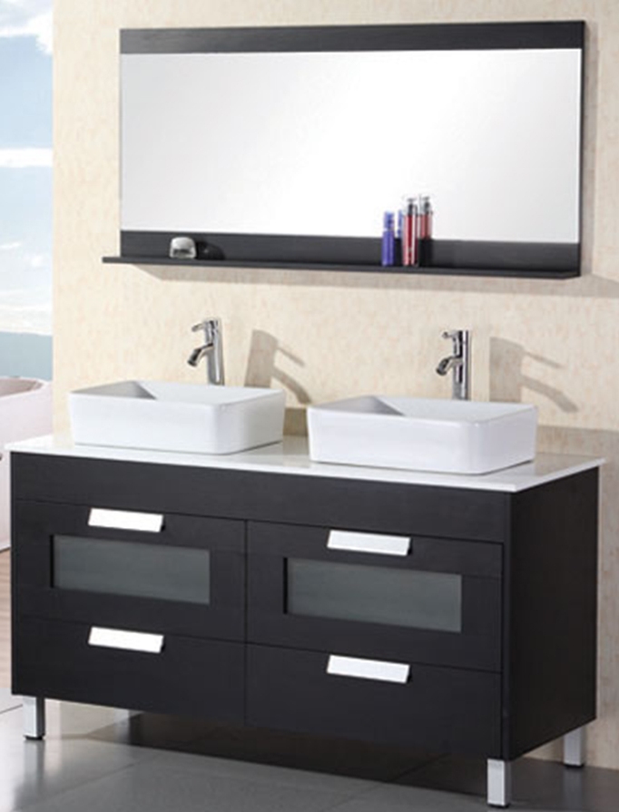 50 To 59 Inch Vanities Makeup Sink Vanity Large Sink Vanity