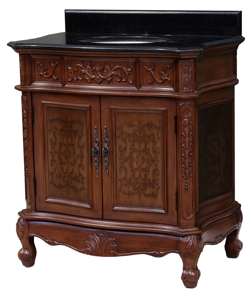 33inch Rogers Vanity Mahogany Sink Cabinet Traditional Sink Vanity