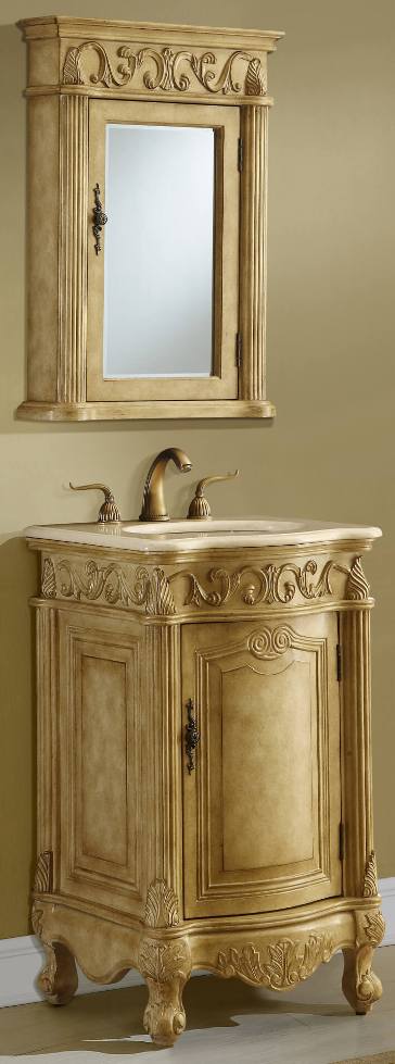 12 Inch To 29 Inch Wide Vanities Ornate Sink Vanity Antique