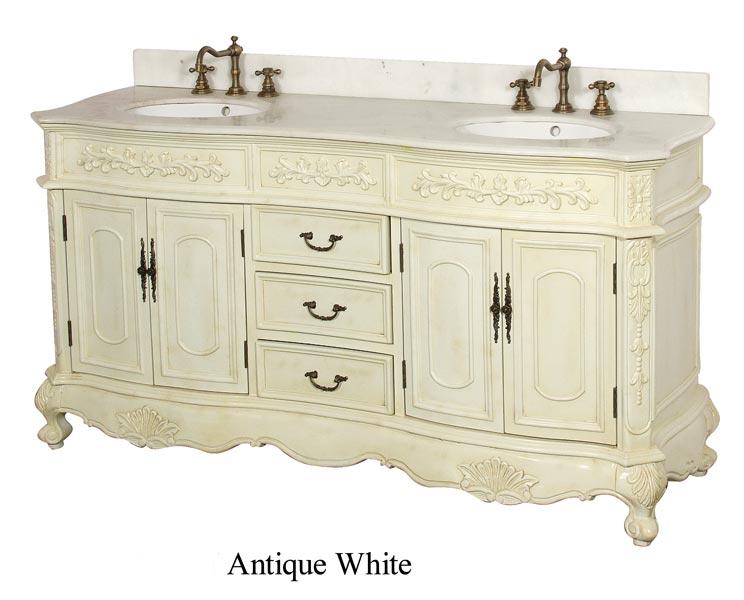 Kara Double Vanity Antique Victorian Vanity