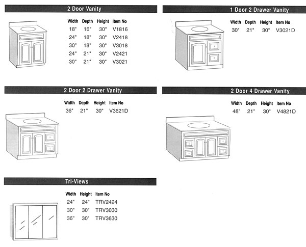 Catalina Vanity Custom Built Vanities