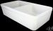 AB512 32" Double Bowl Fireclay Farmhouse Kitchen Sink with 1 3/4" Lip