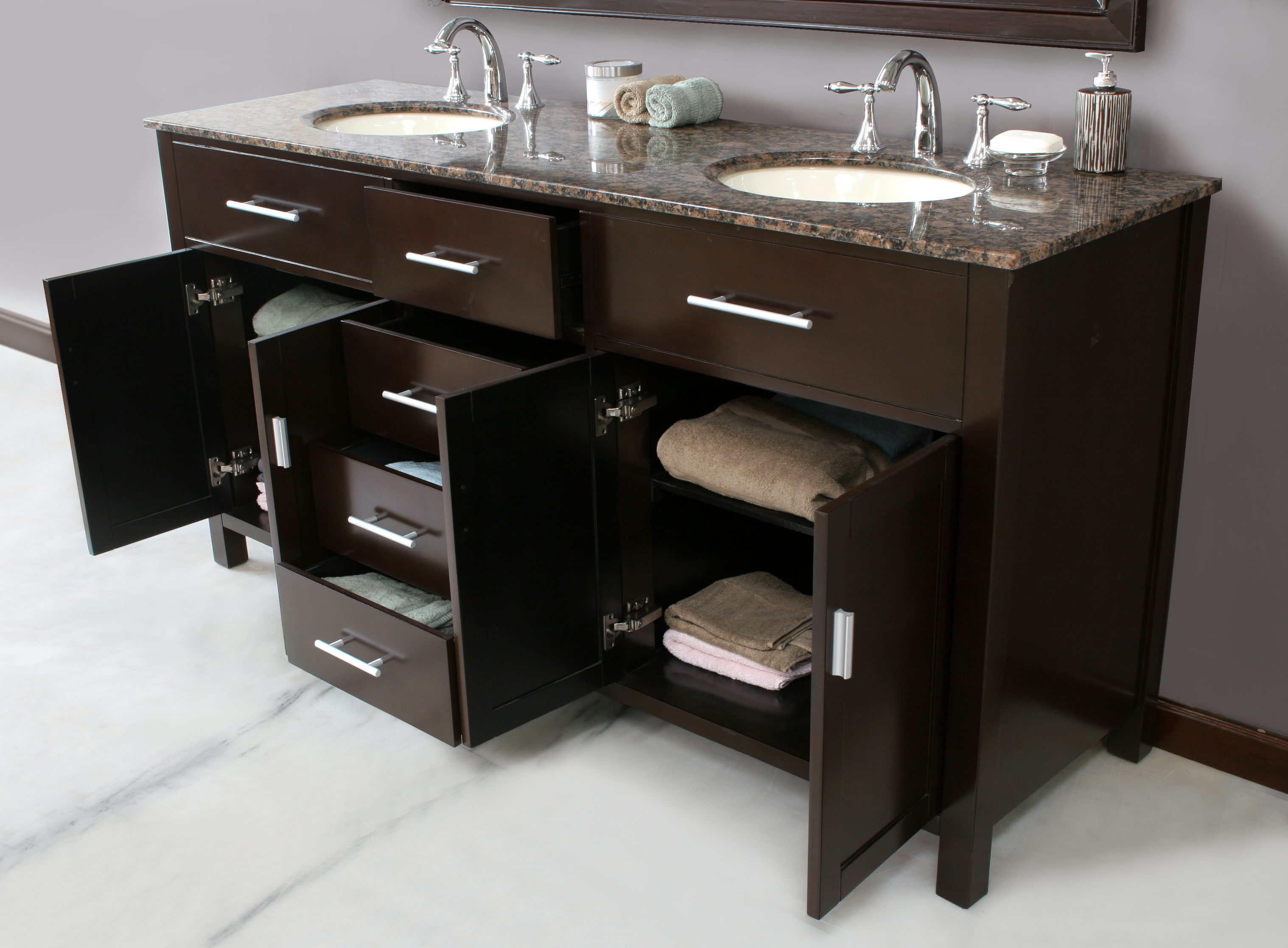 72 inch Vermont Vanity Double Sink Vanity